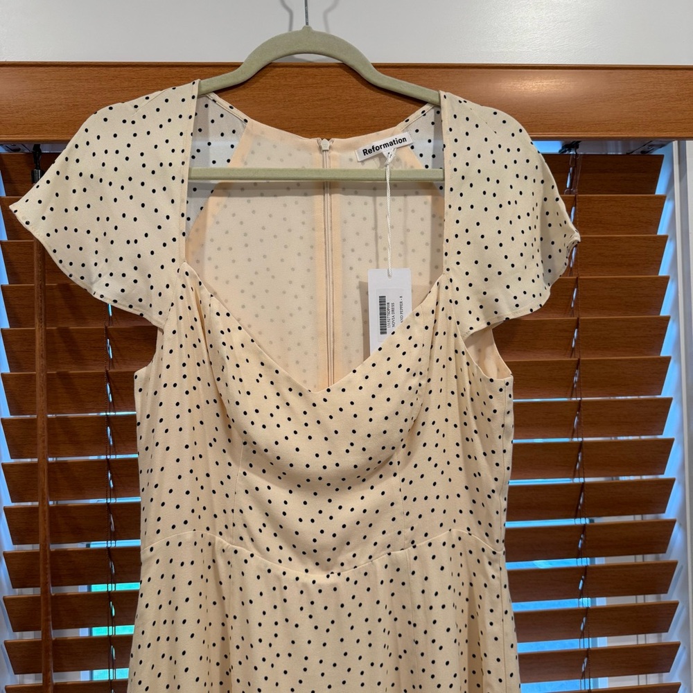 Nwt Reformation Novia Dress size 8 - Picture 10 of 10